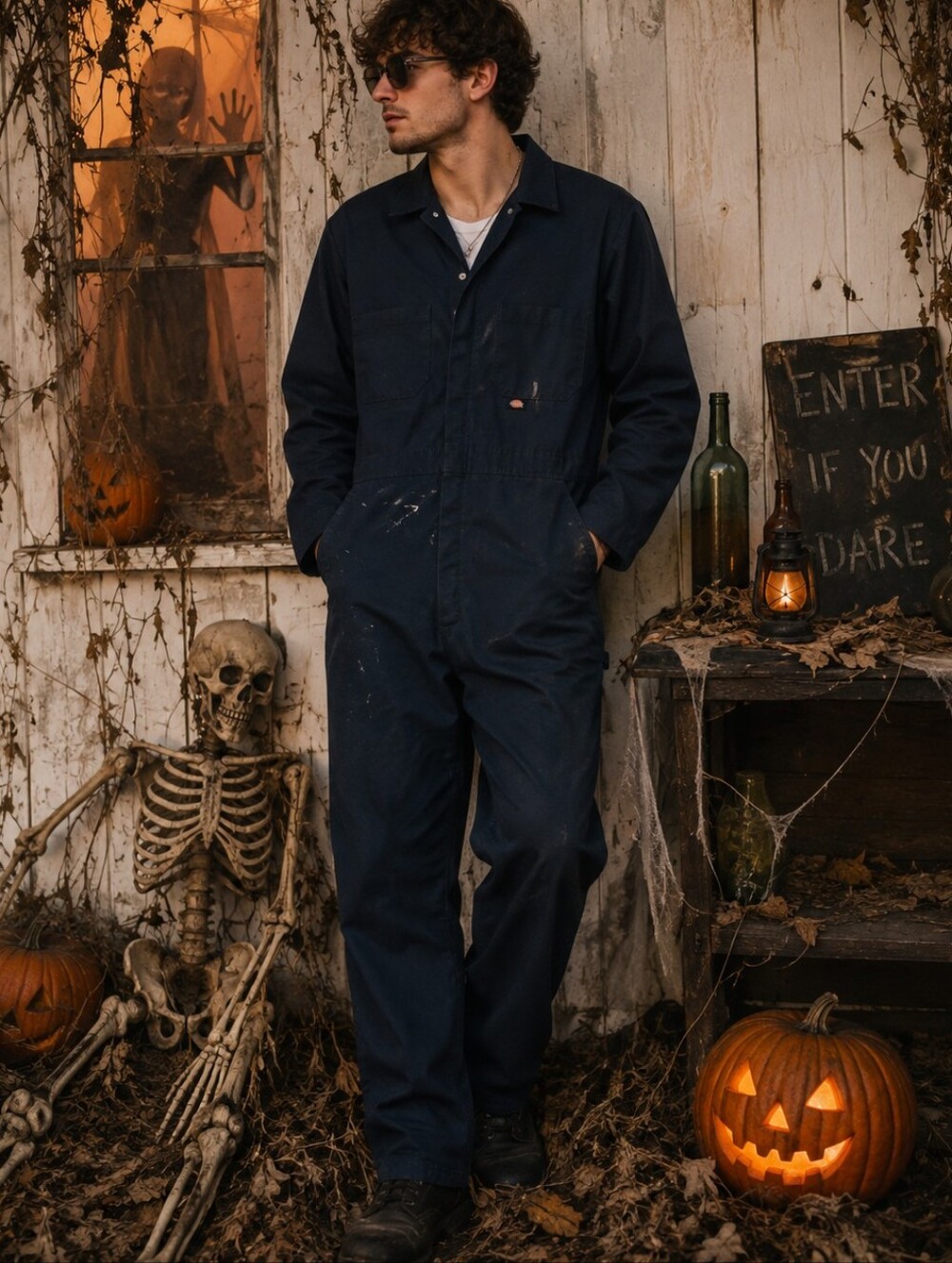 Vintage 1990s Big Bill Coveralls Made in Canada Navy Workwear 46 Reg Halloween